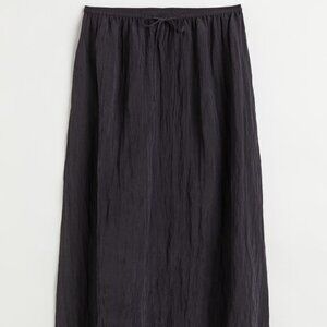 H&M Black Calf-length Skirt/NWT/XS